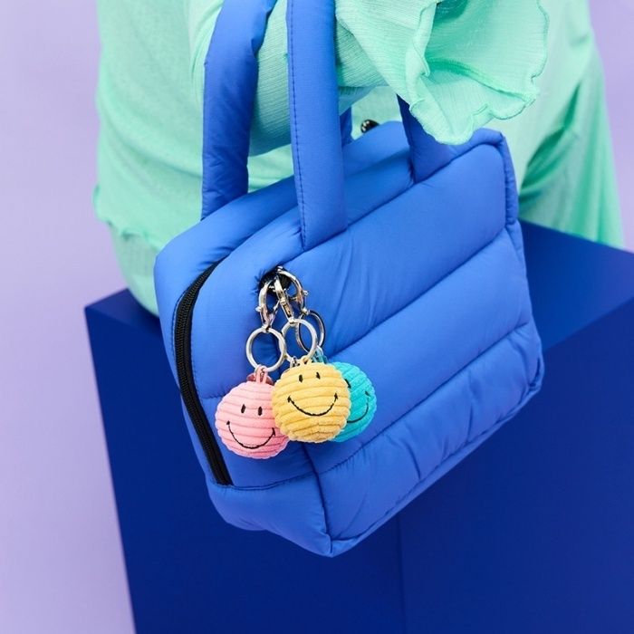 Bon Ton Toys x Smiley sleutelhanger corduroy eco