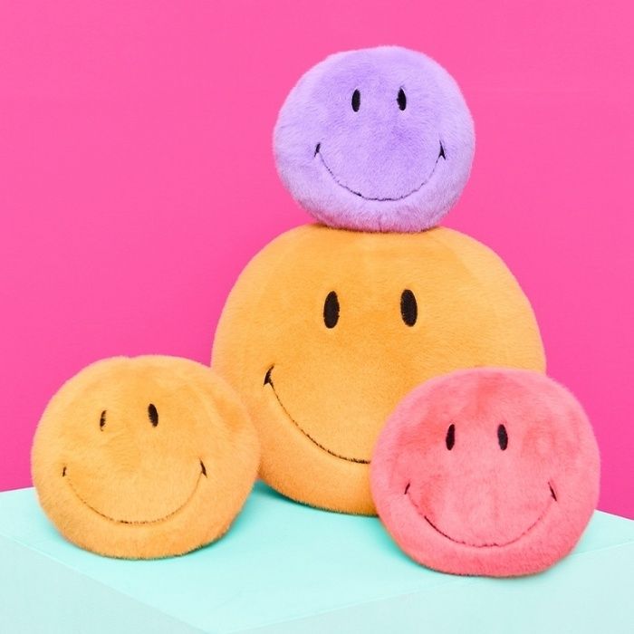 Bon Ton Toys x Smiley knuffel fuzzy eco 13 cm