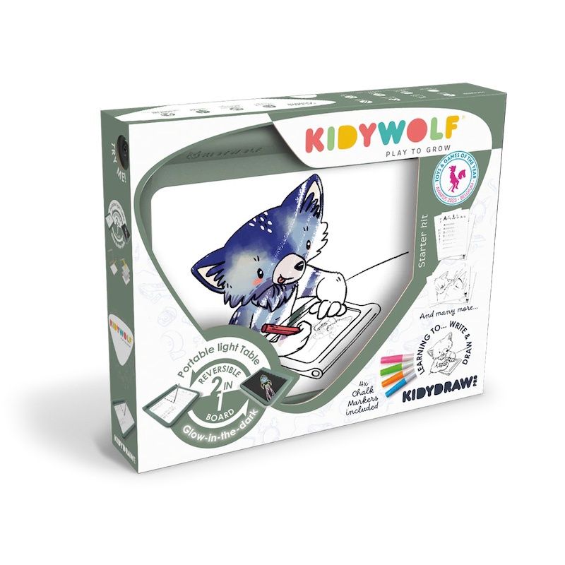 Kidywolf LCD tablet Kidydraw pro, Kleur: groen