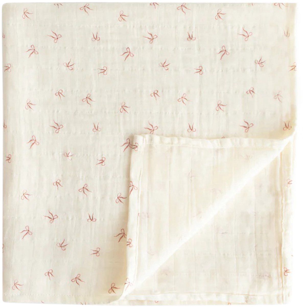 Mushie swaddle 120x120 cm, Kleur: bows