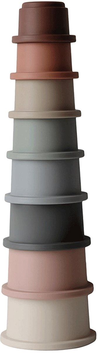 Mushie stapelbekers, Kleur: original