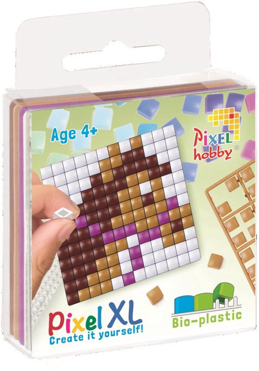 Pixel Hobby XL vierkant mini, Kleur: paard