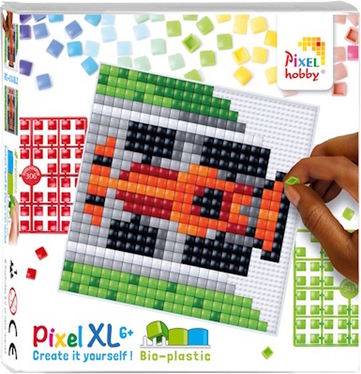Pixel Hobby XL grote basisplaat, Kleur: raceauto