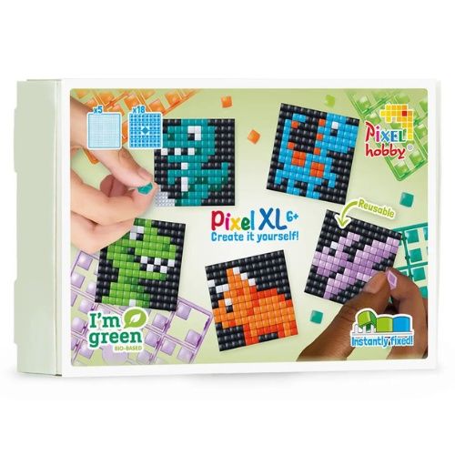 Pixel Hobby XL themabox 5 varianten, Kleur: dino