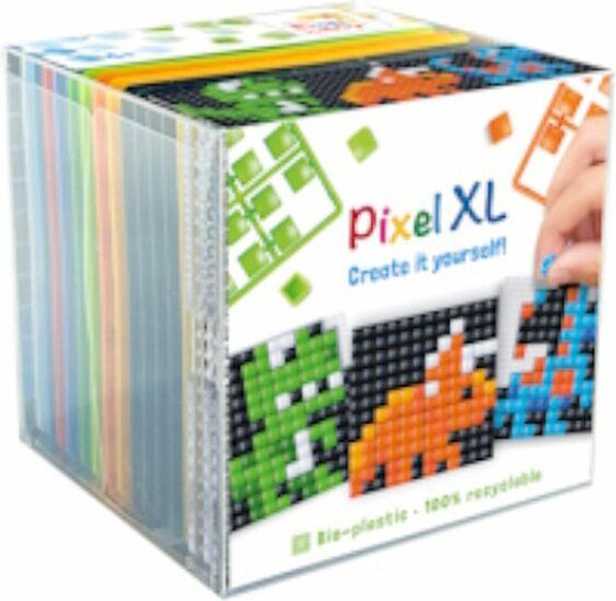 Pixel Hobby XL 3 pack kubus, Kleur: dino
