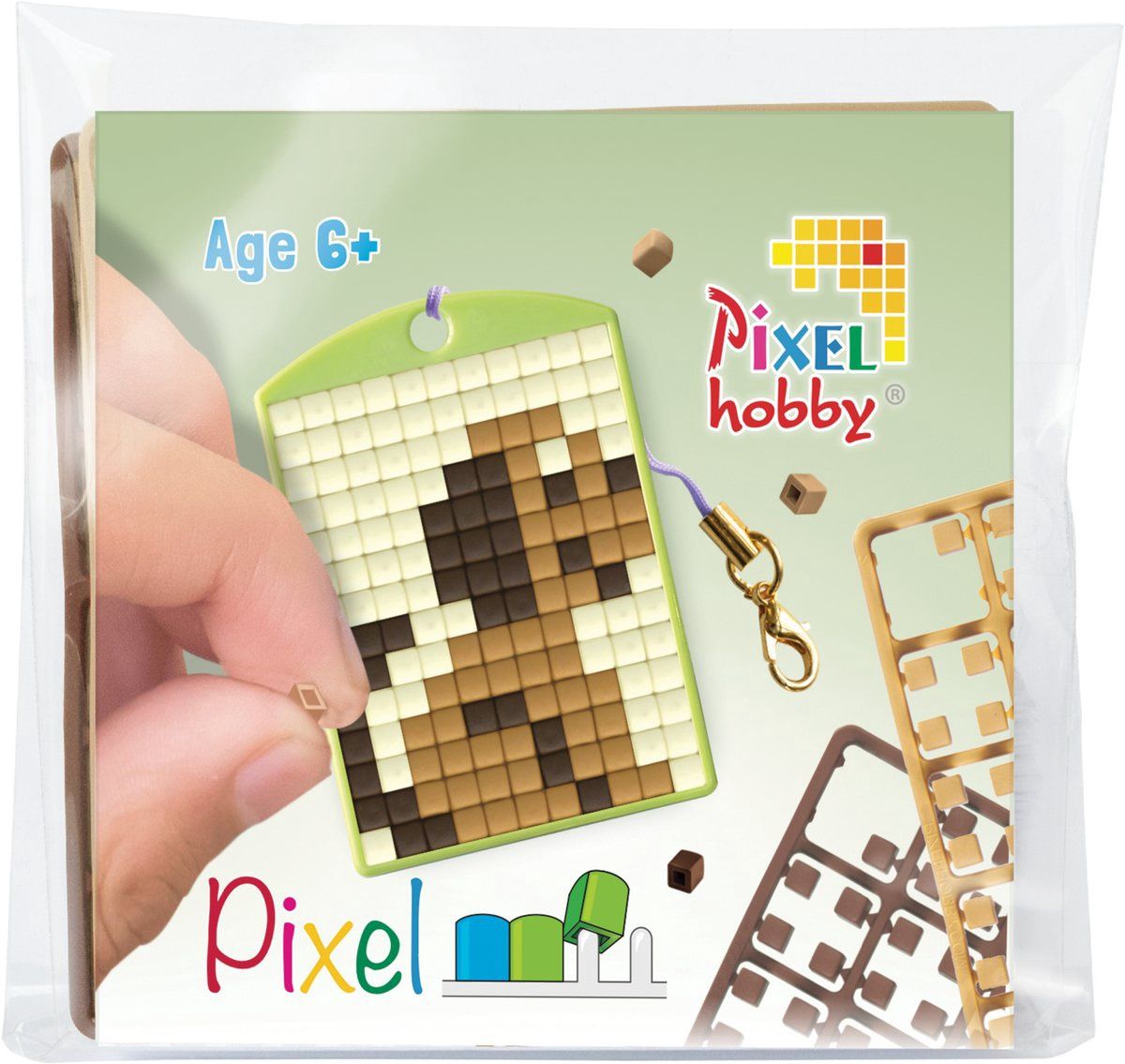 Pixel Hobby medaillon startset, Kleur: hond