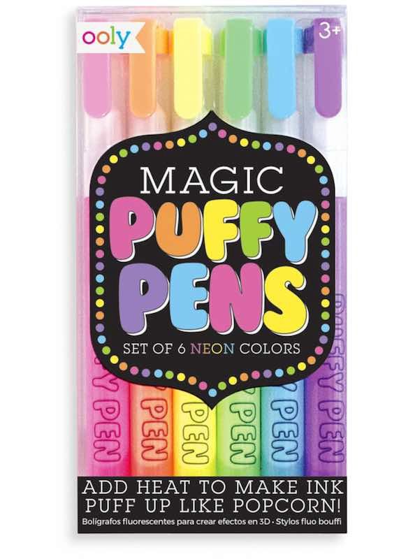 Ooly puffy pennen magic neon