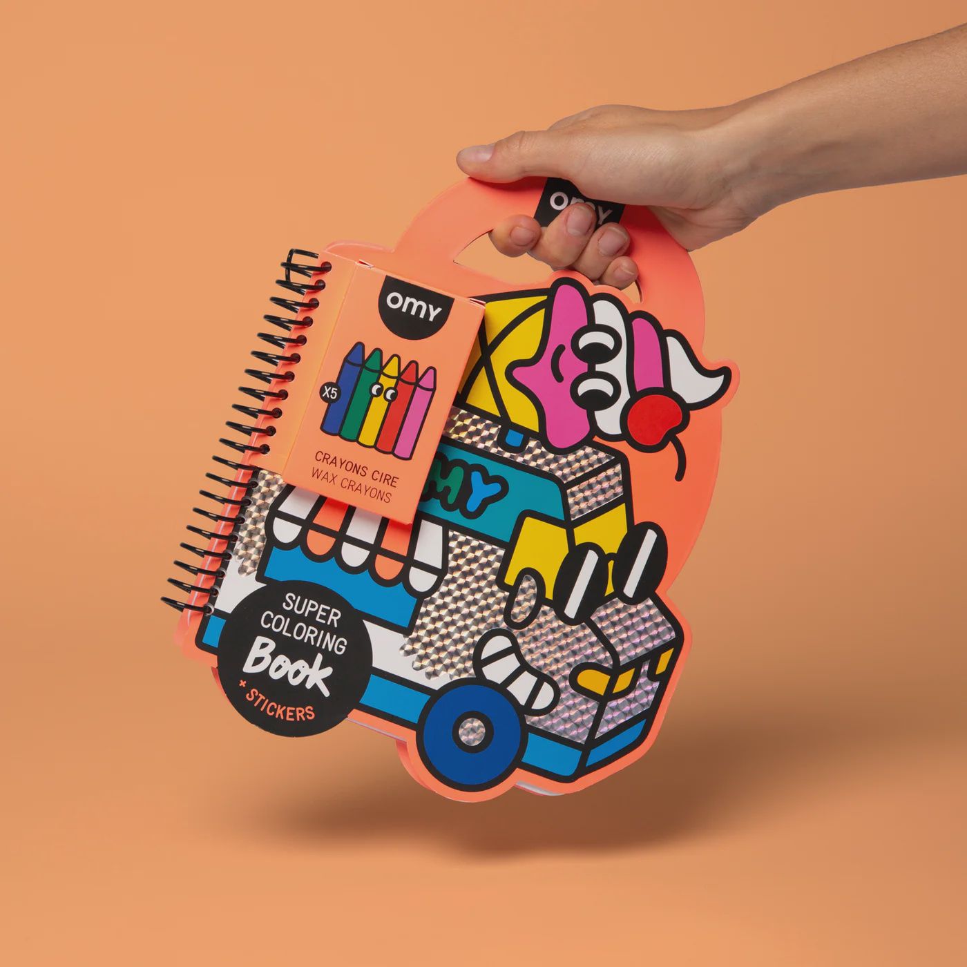OMY sticker en kleurboek, Kleur: yummie