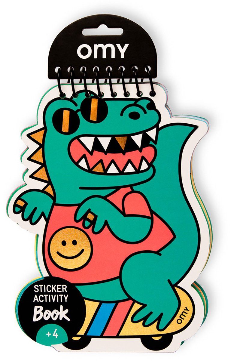 OMY sticker en activiteiten boekje, Kleur: dino