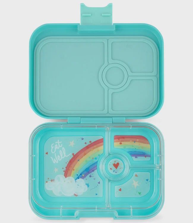 Yumbox Panino 4 vakken, Kleur: misty aqua rainbow