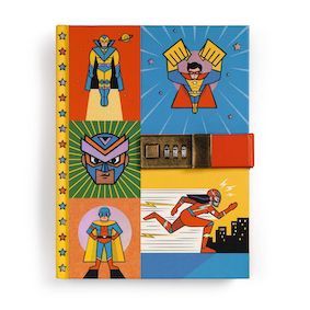 Djeco dagboek met cijferslot, Kleur: Ben superhelden jongen