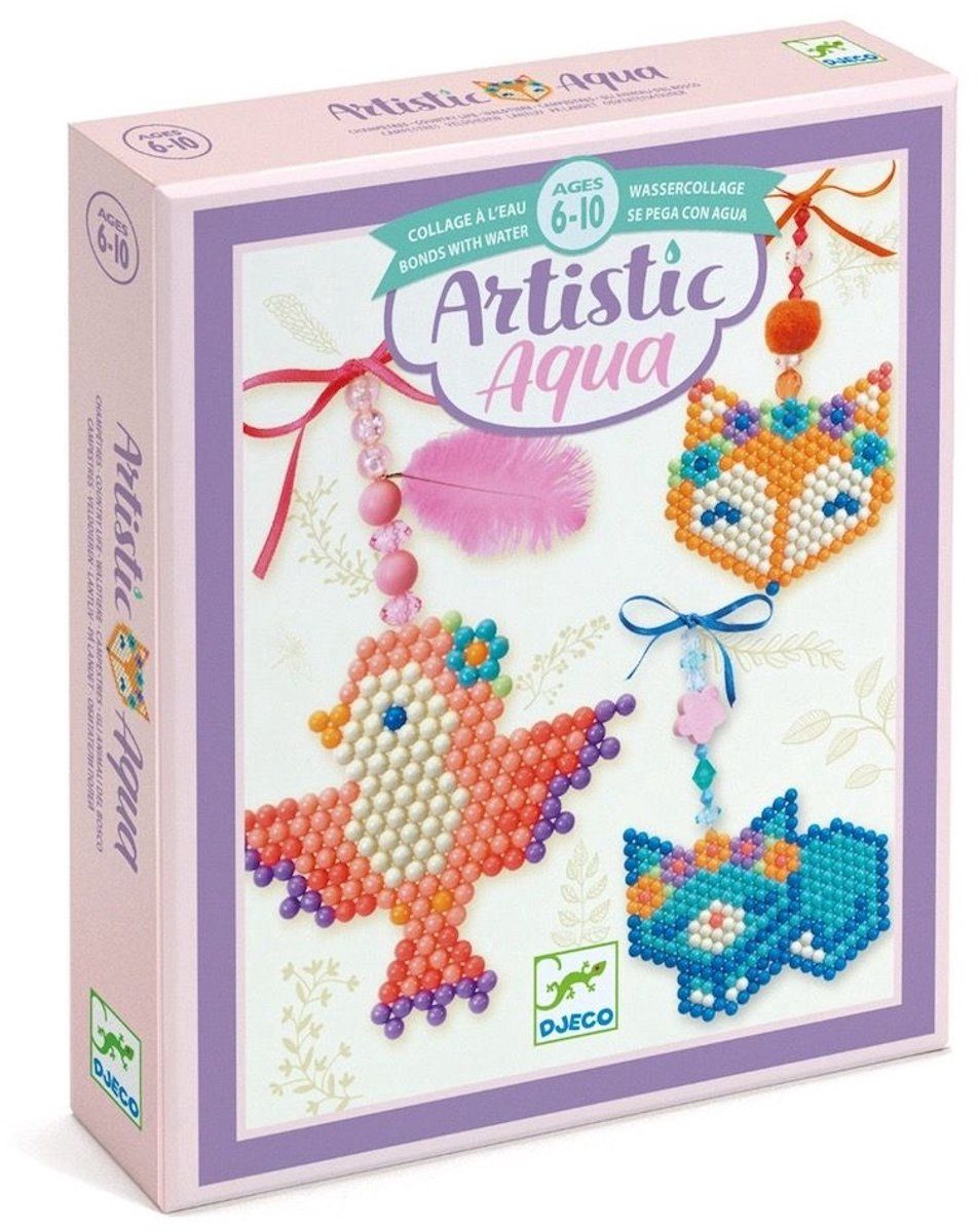 Djeco knutselpakket artistic aqua 6-10 jaar, Kleur: dieren
