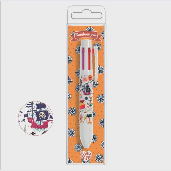 Djeco regenboogpen 6 kleuren, Kleur: Aïko bloemen
