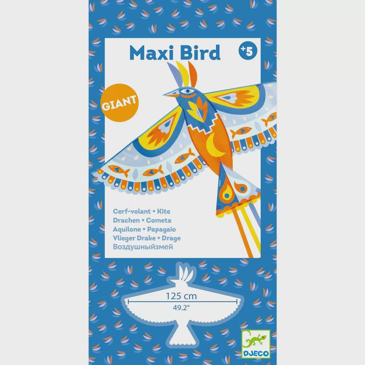 Djeco vlieger maxi 5+ jaar, Kleur: Maxi Birid