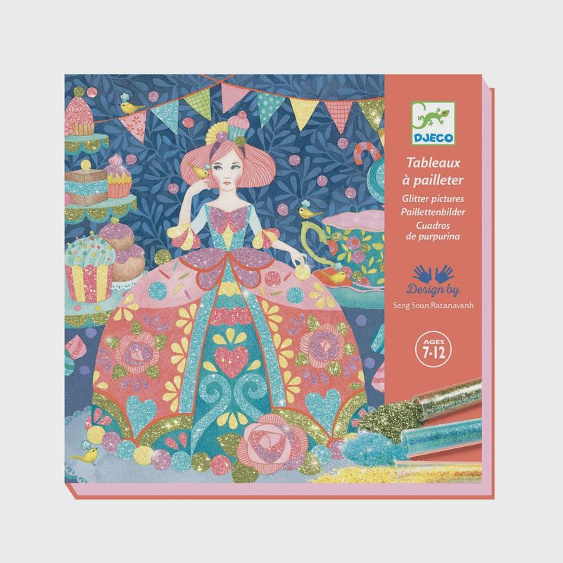 Djeco knutselpakket glitterschilderijtjes Daydream