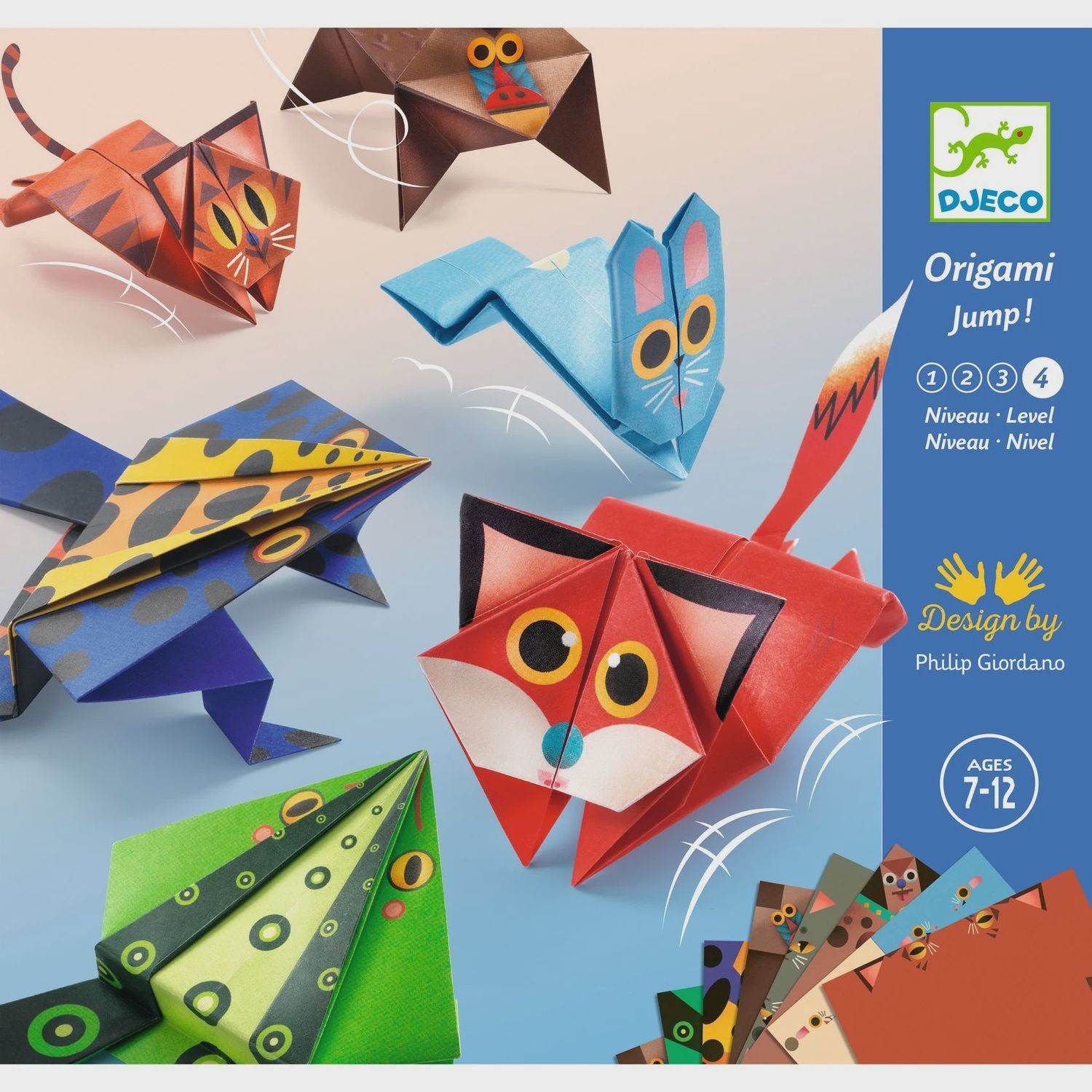 Djeco knutselpakket origami springende dieren 7-12 jaar