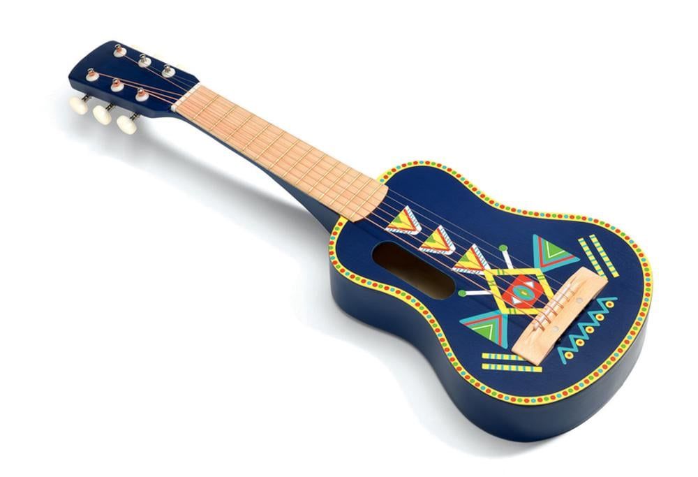 Djeco muziekinstrument gitaar 6 snaren 4+ jaar