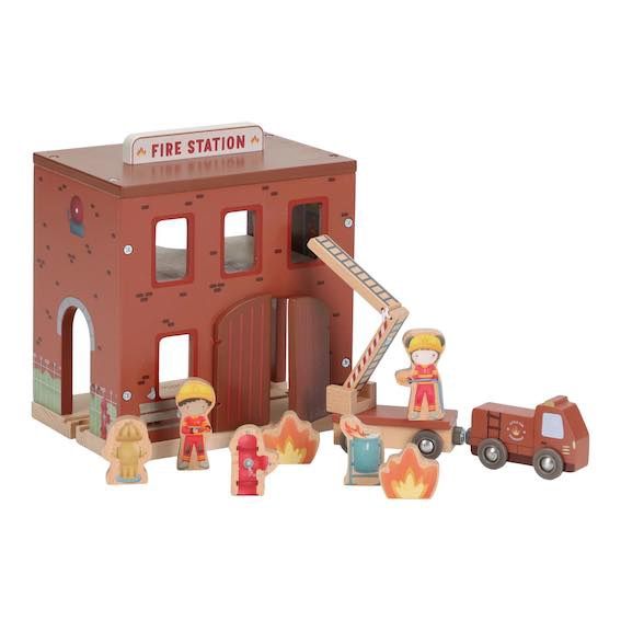 Little Dutch Brandweerkazerne rood