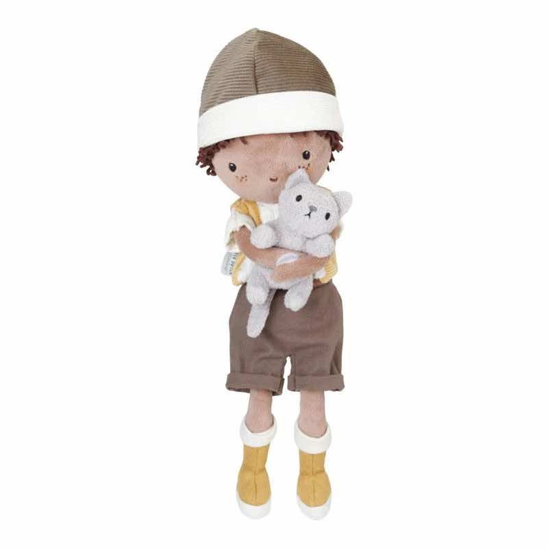Little Dutch knuffelpop Jake donker haar