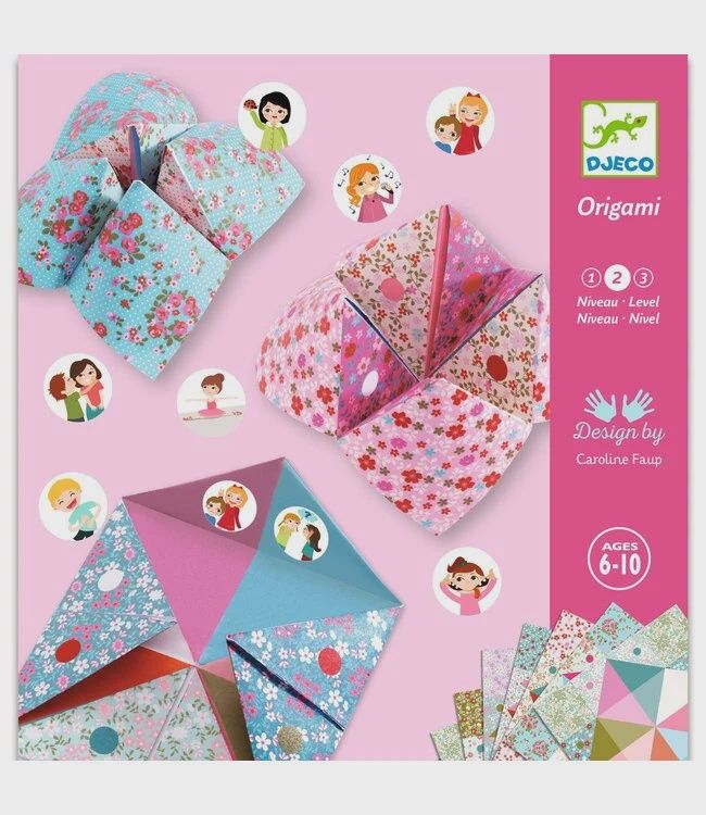 Djeco origami happertje bloemen 6-10 jaar