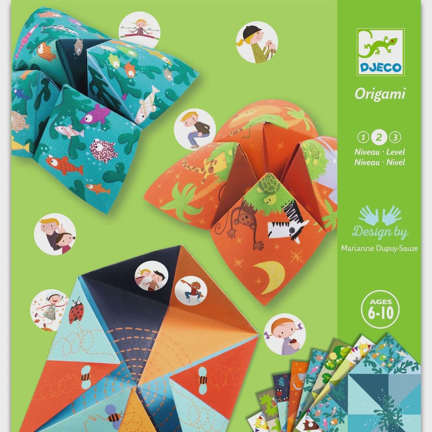 Djeco origami happertje dieren 6-10 jaar