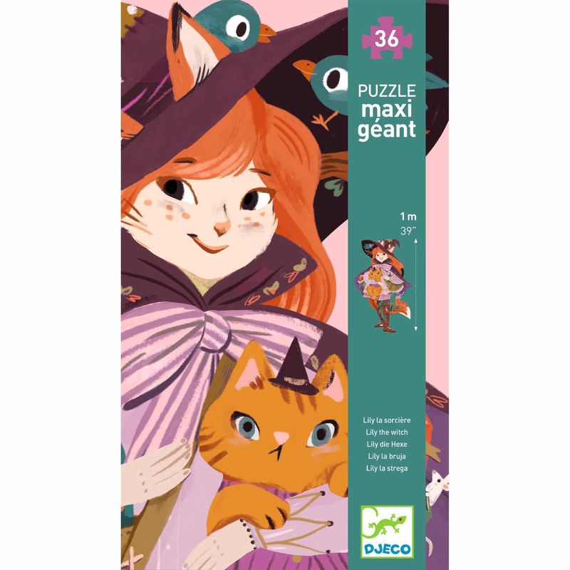 Djeco puzzel maxi lily de heks 36 st