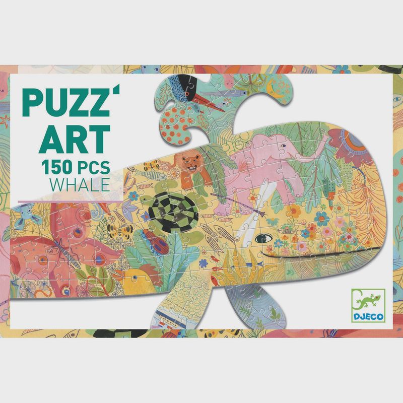 Djeco puzzel puzz&#39;art whale 150 st