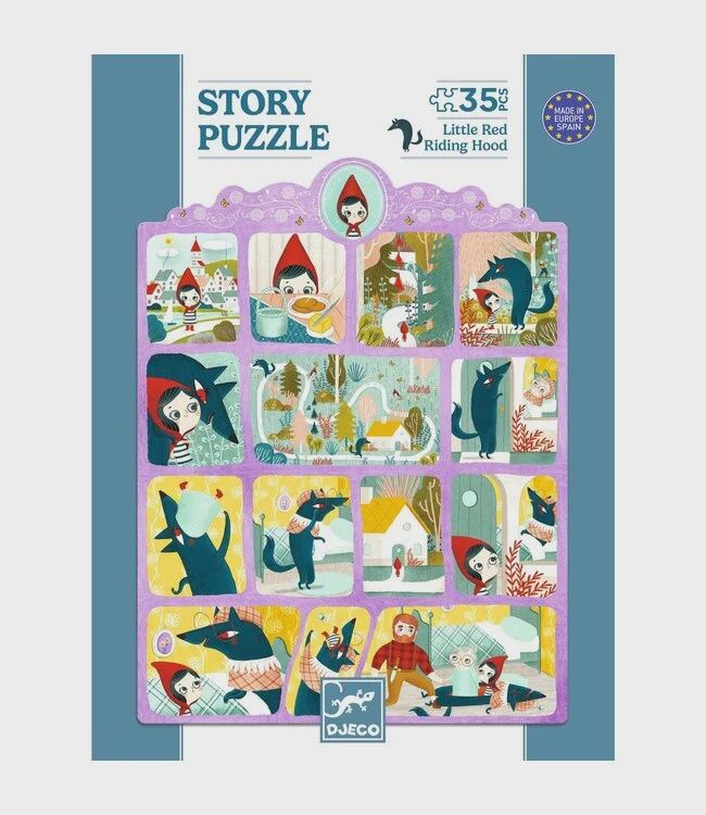 Djeco puzzel sprookje roodkapje 35 st