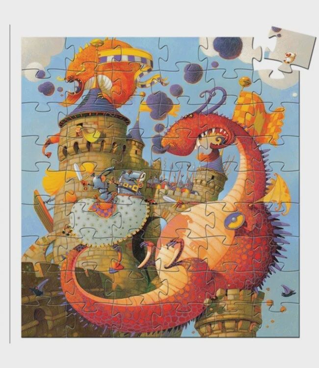 Djeco silhouetpuzzel draak 54 st