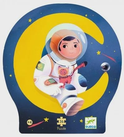 Djeco silhouetpuzzel maan 36 st