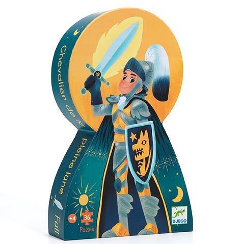 Djeco silhouetpuzzel ridder 36 st