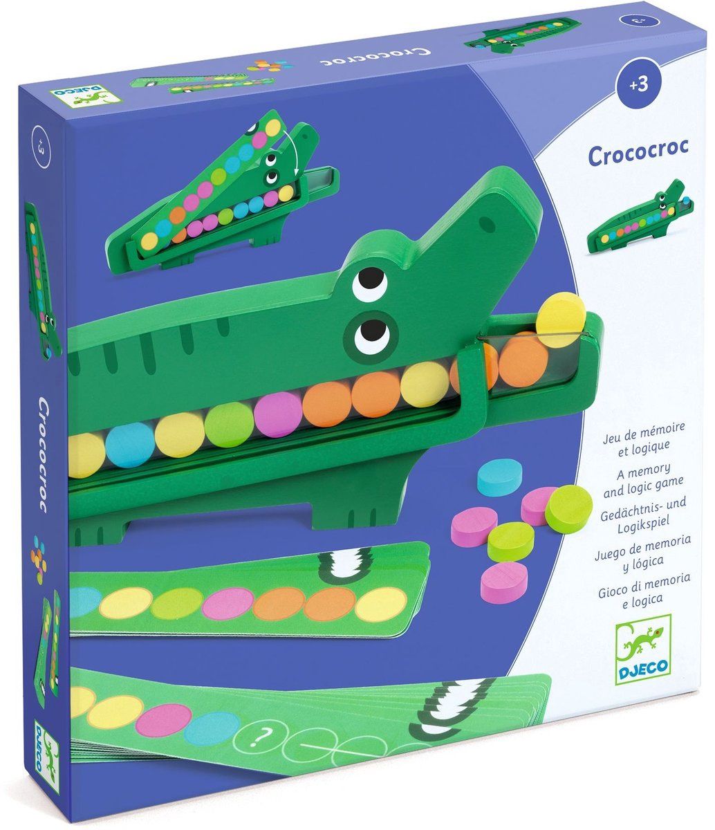 Djeco spel crococroc hout 3+ jaar