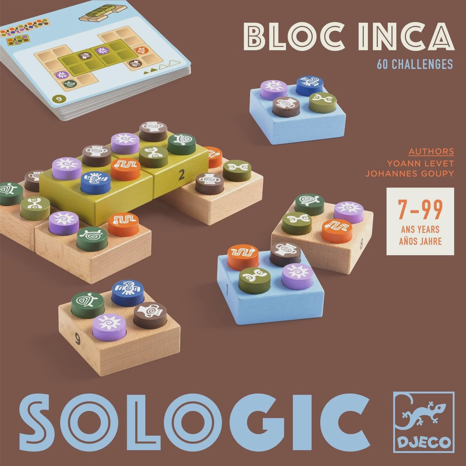 Djeco spel sologic blok inca 7-99 jaar