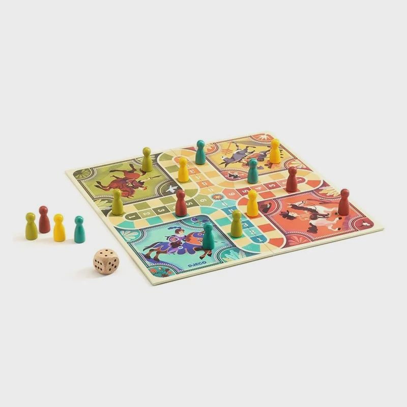 Djeco spel ludo ganzenbord 5-99 jaar