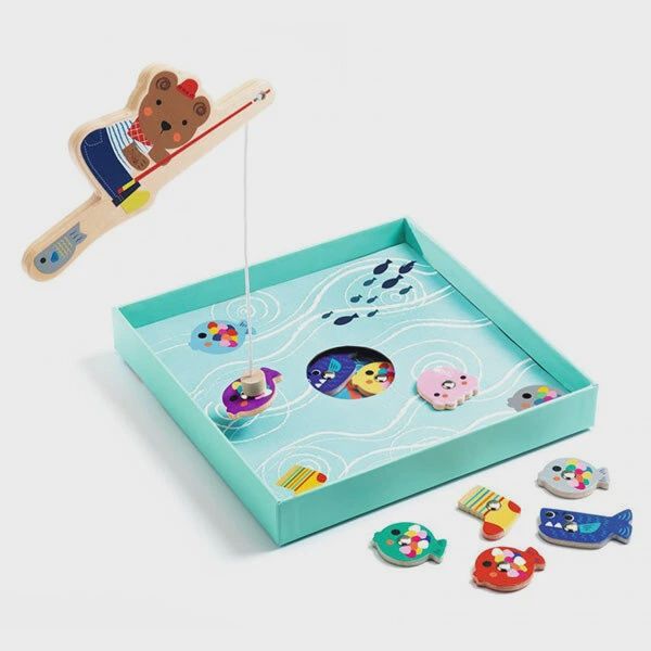 Djeco spel fuzzyfish magnetische vissen 2+ jaar