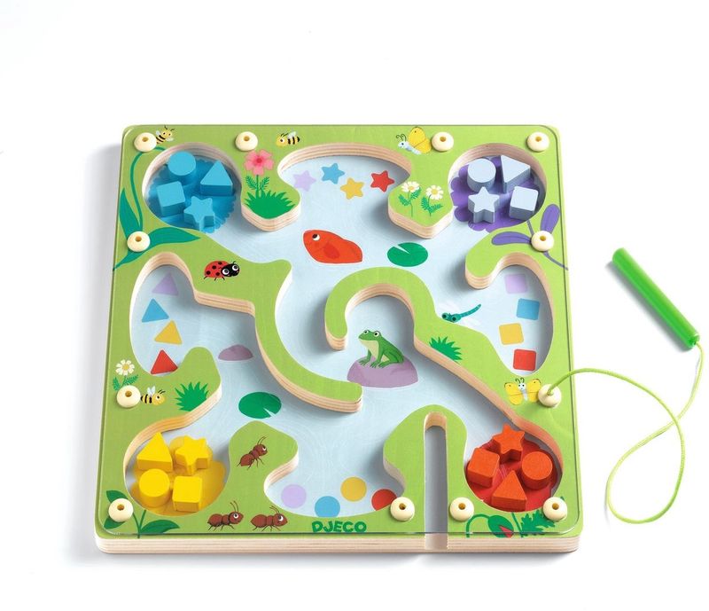 Djeco spel frogymaze magnetisch sorteerspel 3+ jaar