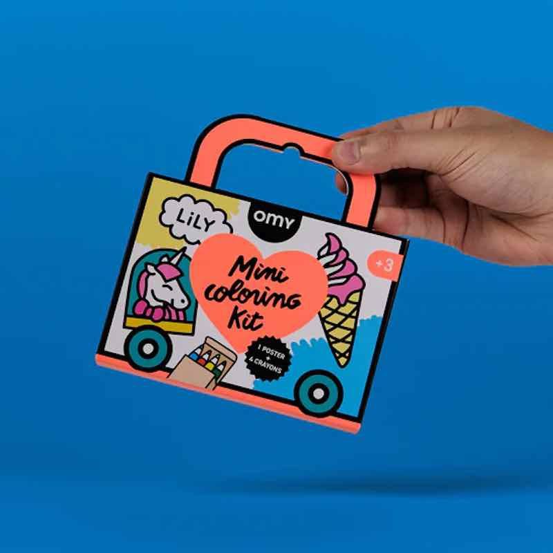 OMY mini kleur-kit met handgreep, Kleur: Lily