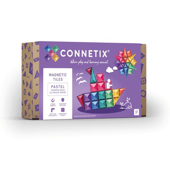 Connetix Pastel Starter pack 64 st.