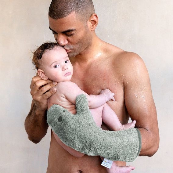 Nifty baby douche washandschoen