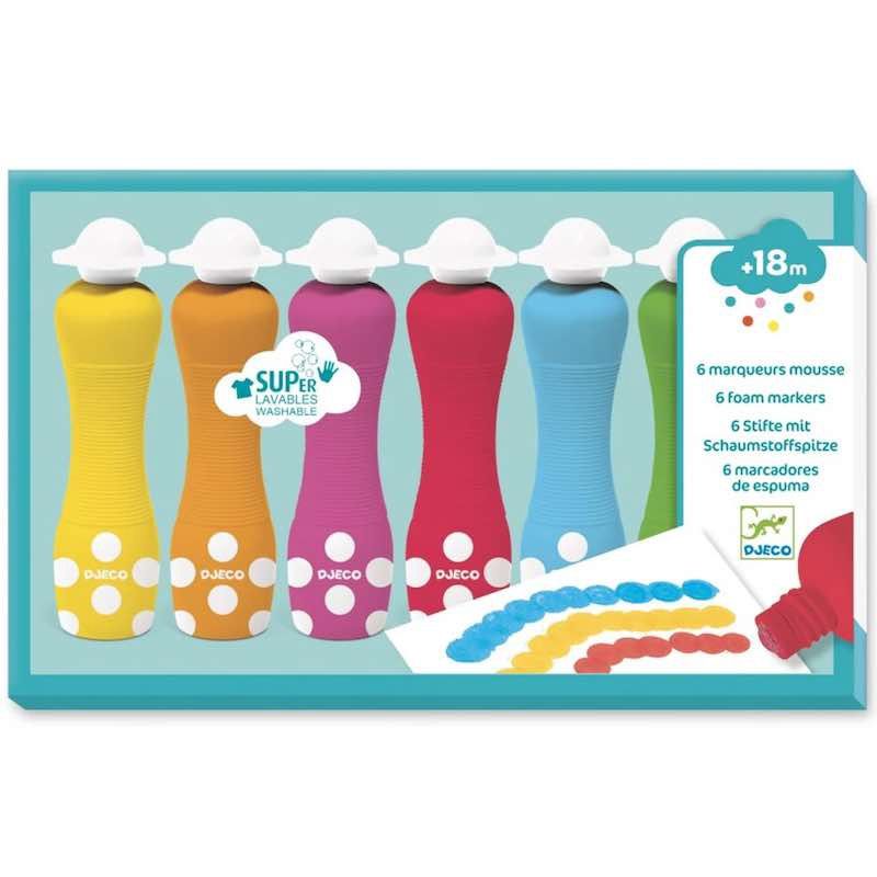Djeco foam markers om stippen te maken 18 maanden+