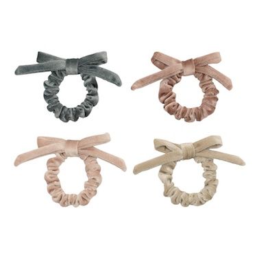 Mimi and Lula scrunchie  Sparkle Velvet met strik