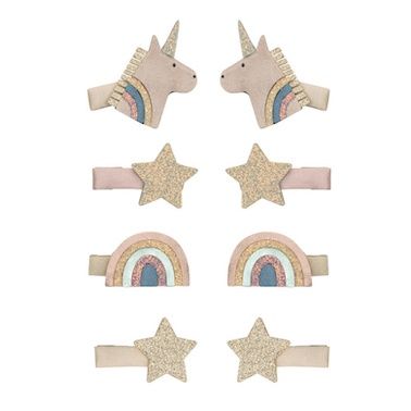 Mimi and Lula haarclipjes Celeste Unicorn