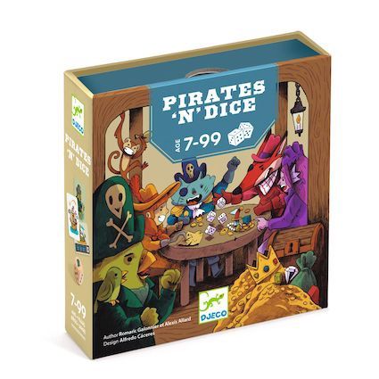 Djeco spel Pirates n&quot; Dice 7-99 jaar