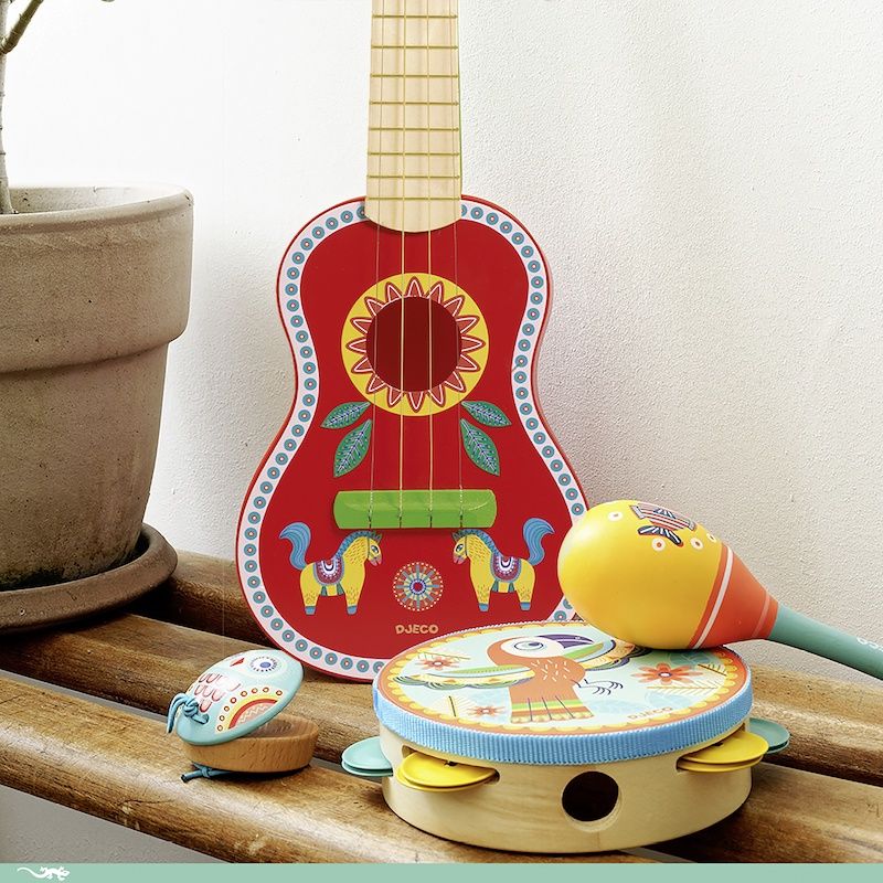 Djeco muziekinstrument Animambo Ukelele 3 jaar+