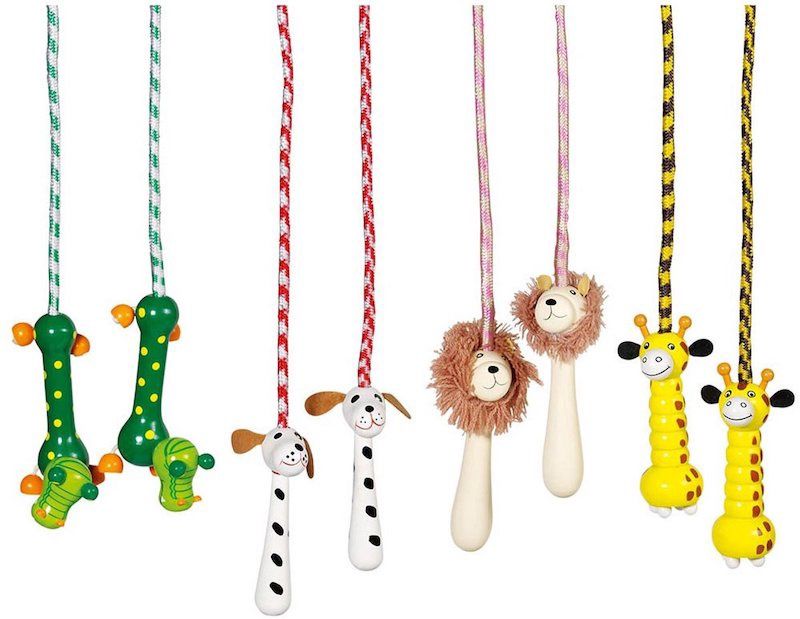 Goki springtouw dieren assorti