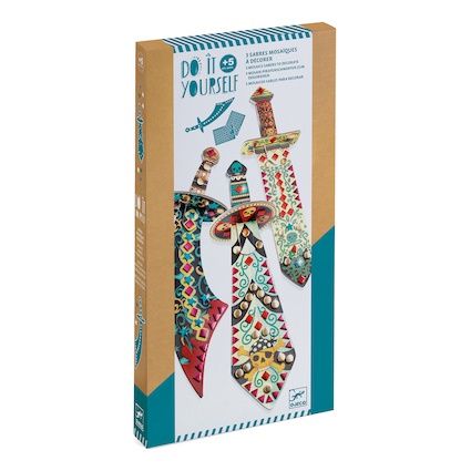 Djeco knutselpakket diy piratenzwaarden versieren 5 jaar+