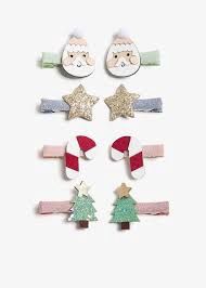 Mimi and Lula mini haarclipjes kerst