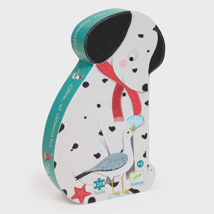 Djeco silhouetpuzzel Ollie de dalmatiër 24 st