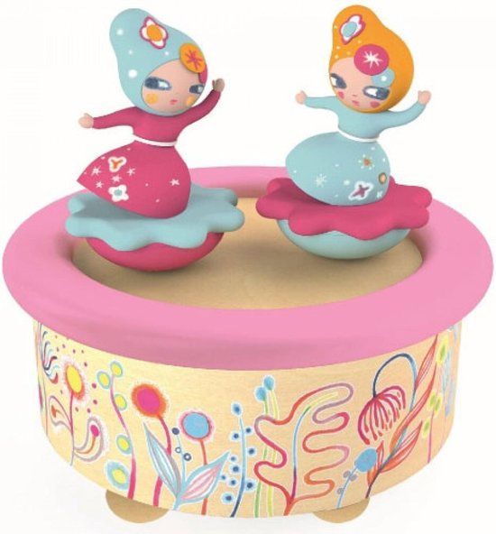 Djeco muziekdoos magnetisch, Kleur: danseressen