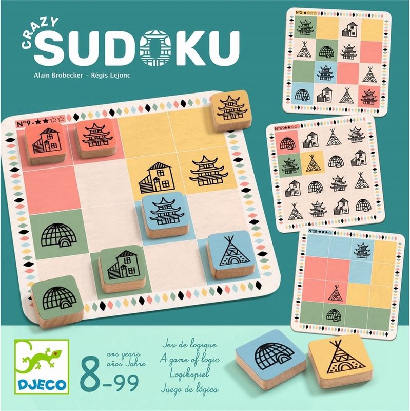 Djeco spel sologic crazy sudoku 8-99 jaar